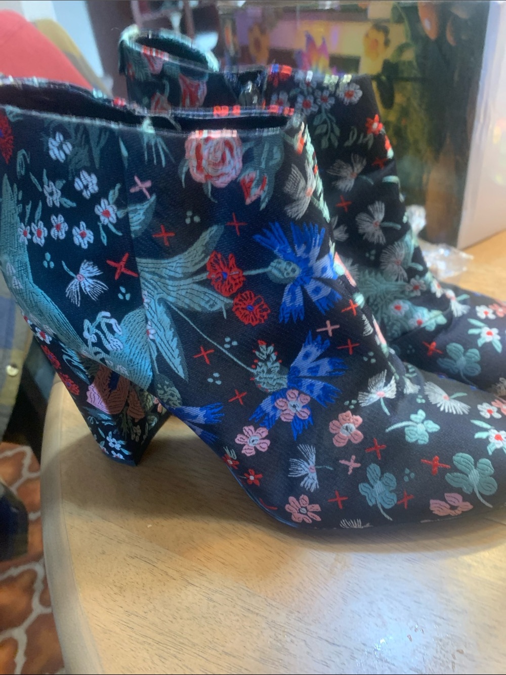 Shoes/booties. Spare room